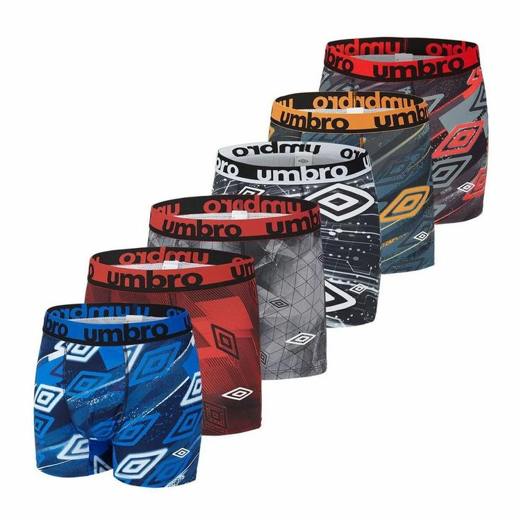 UMBRO Pack Surprise De 6 Boxers Microfibre Homme 4 UMBRO Pack Surprise De 6 Boxers Microfibre Homme – Image 2