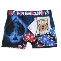 FREEGUN Boxer Bleu Homme Freegun Carte
