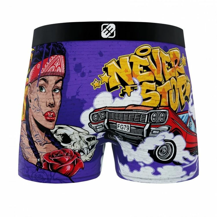 FREEGUN Lot De 4 Boxers Homme Street Art 8 FREEGUN Lot De 4 Boxers Homme Street Art – Image 6