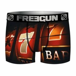 FREEGUN Lot De 4 Boxers Homme American Games US -Magasin de vente Relife B2CD 1025
