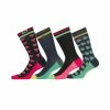FREEGUN Lot De 4 Paires De Chaussettes De Ville Homme Fantaisie Fruts -Magasin de vente Relife B2CD 1026