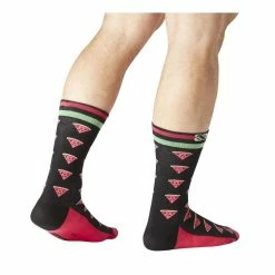 FREEGUN Lot De 4 Paires De Chaussettes De Ville Homme Fantaisie Fruts -Magasin de vente Relife B2CD 1030