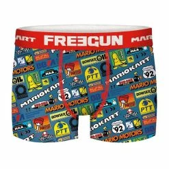 FREEGUN Lot De 4 Boxers Homme Mario Kart Water -Magasin de vente Relife B2CD 1054