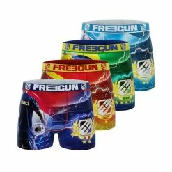 FREEGUN Lot De 4 Boxers Homme Coupe Du Monde