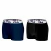 FILA Lot 2 Boxers Marine/noir Homme Fila 1 FILA Lot 2 Boxers Marine/noir Homme Fila -Magasin de vente Relife B2CD 1149