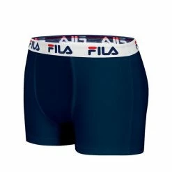 FILA Lot 2 Boxers Marine/noir Homme Fila -Magasin de vente Relife B2CD 1150