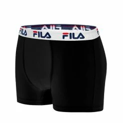 FILA Lot 2 Boxers Marine/noir Homme Fila -Magasin de vente Relife B2CD 1151