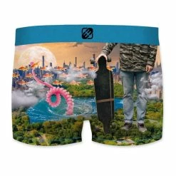 FREEGUN Boxer Homme Surealist Skate And Surf Fish -Magasin de vente Relife B2CD 1166