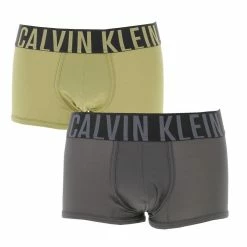Calvin Klein Boxer Calvin Klein Low Rise Trunk 2pk Assortis Gris 7-226