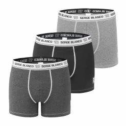 SERGE BLANCO Lot De 3 Boxers Serge Blanco Coton Homme Class'