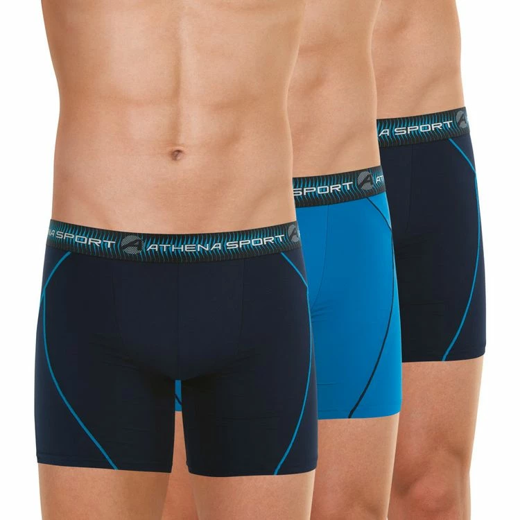 Athena Lot De 3 Boxers Longs Homme Training 7 Athena Lot De 3 Boxers Longs Homme Training – Image 5