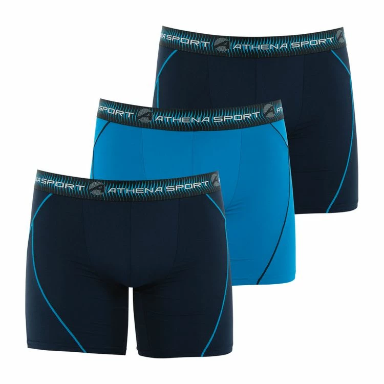 Athena Lot De 3 Boxers Longs Homme Training 8 Athena Lot De 3 Boxers Longs Homme Training – Image 6