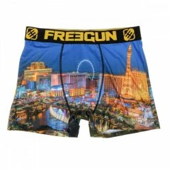 FREEGUN Boxer Bleu/Jaune Homme Freegun Vegas