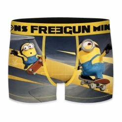 FREEGUN Lot De 5 Boxers Homme Les Minions Despicable Me -Magasin de vente Relife B2CD 1269