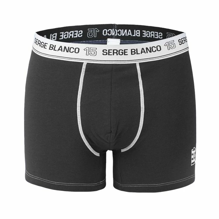 SERGE BLANCO Lot De 2 Boxers Coton Homme Avec Surpiqûres Class 7 SERGE BLANCO Lot De 2 Boxers Coton Homme Avec Surpiqûres Class – Image 5