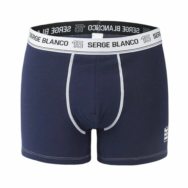 SERGE BLANCO Lot De 2 Boxers Coton Homme Avec Surpiqûres Class 8 SERGE BLANCO Lot De 2 Boxers Coton Homme Avec Surpiqûres Class – Image 6