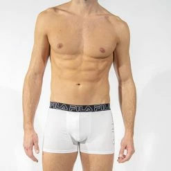 FILA Lot De 3 Boxers Coton Homme Uni -Magasin de vente Relife B2CD 1303