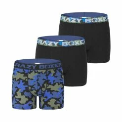 CRAZY BOXERS Boxer Homme Coton Bio Gots Camo