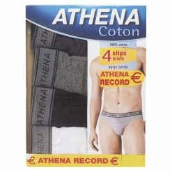 Athena Lot De 4 Slips Homme Eco Pack 12 Athena Lot De 4 Slips Homme Eco Pack -Magasin de vente Relife B2CD 1356