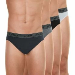 Athena Lot De 4 Slips Homme Eco Pack 13 Athena Lot De 4 Slips Homme Eco Pack -Magasin de vente Relife B2CD 1357