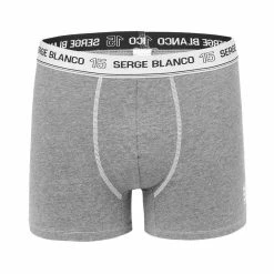 SERGE BLANCO Lot De 4 Boxers Coton Homme Avec Surpiqûres Class 11 SERGE BLANCO Lot De 4 Boxers Coton Homme Avec Surpiqûres Class -Magasin de vente Relife B2CD 1363