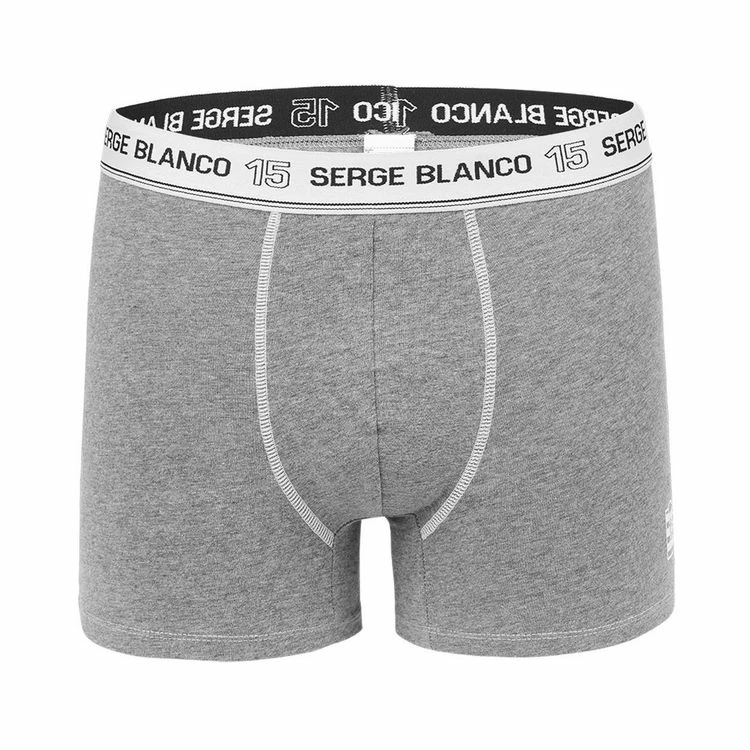 SERGE BLANCO Lot De 4 Boxers Coton Homme Avec Surpiqûres Class 6 SERGE BLANCO Lot De 4 Boxers Coton Homme Avec Surpiqûres Class – Image 4