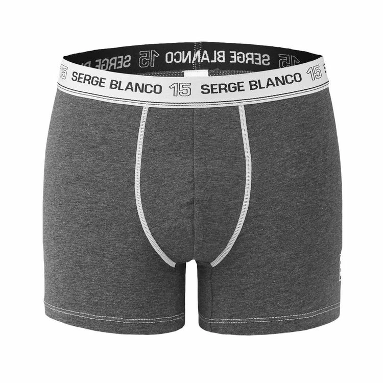 SERGE BLANCO Lot De 4 Boxers Coton Homme Avec Surpiqûres Class 7 SERGE BLANCO Lot De 4 Boxers Coton Homme Avec Surpiqûres Class – Image 5