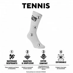 FREEGUN Lot De 6 Paires De Chaussettes Tennis Homme -Magasin de vente Relife B2CD 1367
