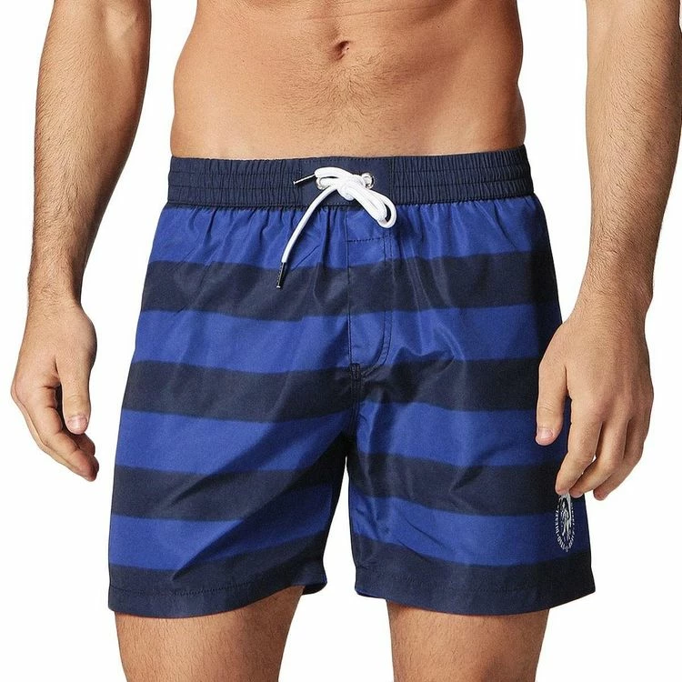 DIESEL Maillot De Bain Homme à Rayures Wave Bleu 3 DIESEL Maillot De Bain Homme à Rayures Wave Bleu