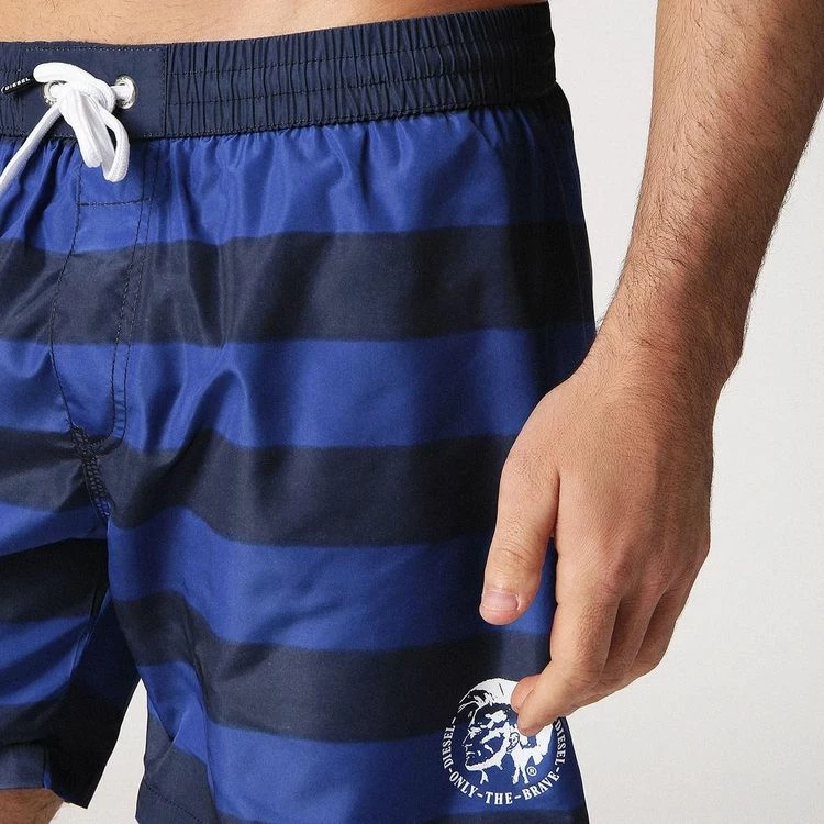 DIESEL Maillot De Bain Homme à Rayures Wave Bleu 5 DIESEL Maillot De Bain Homme à Rayures Wave Bleu – Image 3