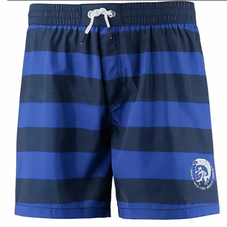 DIESEL Maillot De Bain Homme à Rayures Wave Bleu 6 DIESEL Maillot De Bain Homme à Rayures Wave Bleu – Image 4