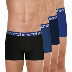 Athena Lot De 4 Boxers Homme Easy Jean