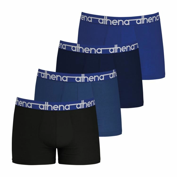 Athena Lot De 4 Boxers Homme Easy Jean 4 Athena Lot De 4 Boxers Homme Easy Jean – Image 2