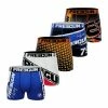 FREEGUN Lot De 5 Boxers Microfibre Homme Racing