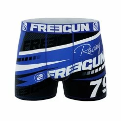 FREEGUN Lot De 5 Boxers Microfibre Homme Racing -Magasin de vente Relife B2CD 1413