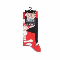 CAPSLAB Paire De Chaussettes De Ville One Piece Luffy -Magasin de vente Relife B2CD 1423