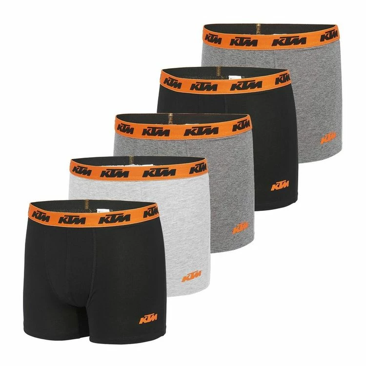 KTM Lot De 5 Boxers Coton Homme KTM 3 KTM Lot De 5 Boxers Coton Homme KTM