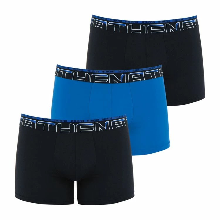 Athena Lot De 3 Boxers Homme Black 4 Athena Lot De 3 Boxers Homme Black – Image 2