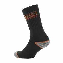 Black & Decker Lot De 6 Paires De Chaussettes Hautes De Travail TEK -Magasin de vente Relife B2CD 1513