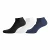 SERGE BLANCO Lot De 3 Paires De Chaussettes Socquettes Coton Homme Peigné -Magasin de vente Relife B2CD 1514