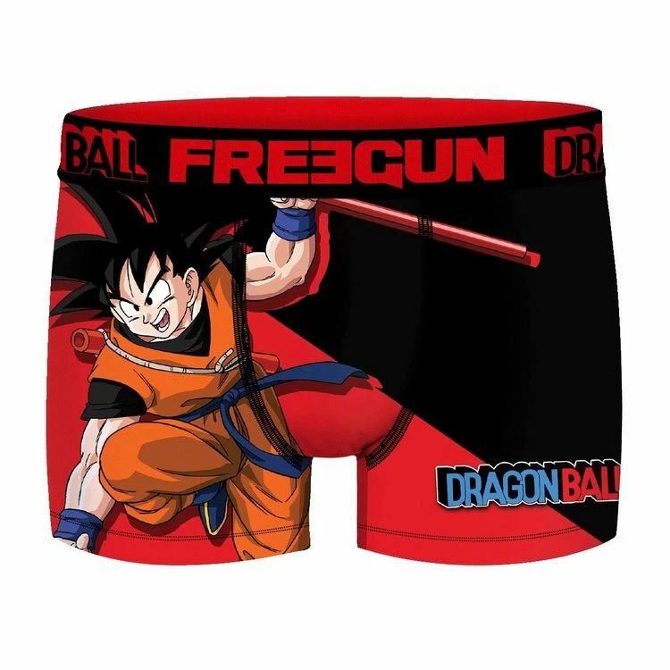 FREEGUN Lot De 3 Boxers Homme Dragon Ball Saiyen 6 FREEGUN Lot De 3 Boxers Homme Dragon Ball Saiyen – Image 4