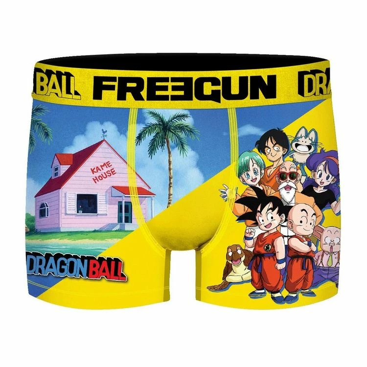 FREEGUN Lot De 3 Boxers Homme Dragon Ball Saiyen 7 FREEGUN Lot De 3 Boxers Homme Dragon Ball Saiyen – Image 5