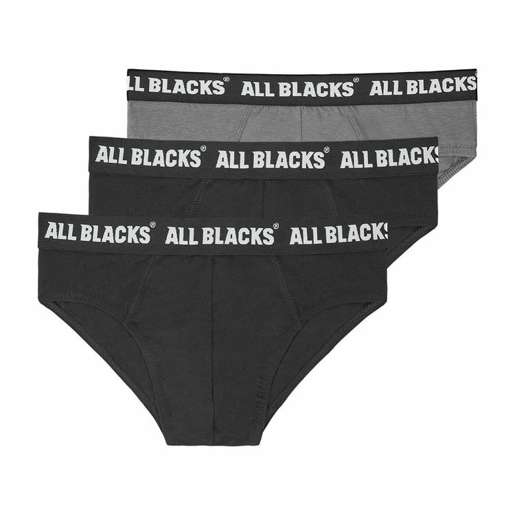All Blacks Lot De 3 Slips Coton Homme 3 All Blacks Lot De 3 Slips Coton Homme