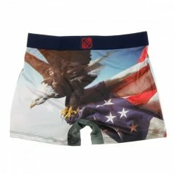 FREEGUN Boxer Bleu/Rouge/Blanc Homme Freegun Eagle -Magasin de vente Relife B2CD 165