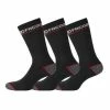FACOM Lot De 3 Paires De Chaussettes Longues De Travail Homme Red