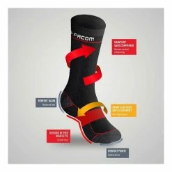FACOM Lot De 3 Paires De Chaussettes Longues De Travail Homme Red -Magasin de vente Relife B2CD 1686