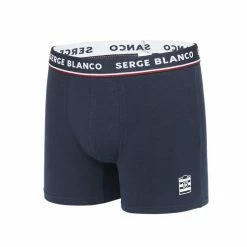 SERGE BLANCO Lot De 4 Boxers Serge Blanco Coton Homme French -Magasin de vente Relife B2CD 1712