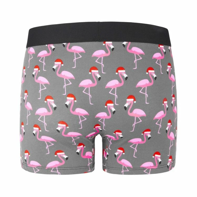 CRAZY BOXERS Boxer Homme Coton Bio Gots Flamant Noël 8 CRAZY BOXERS Boxer Homme Coton Bio Gots Flamant Noël – Image 6