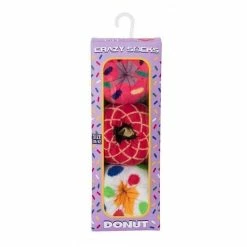 CRAZY SOCKS Chaussettes Multicolore Homme Crazy Socks Donuts -Magasin de vente Relife B2CD 1742