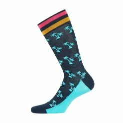 FREEGUN Lot De 4 Paires De Chaussettes De Ville Homme Fantaisie Tropic -Magasin de vente Relife B2CD 1793